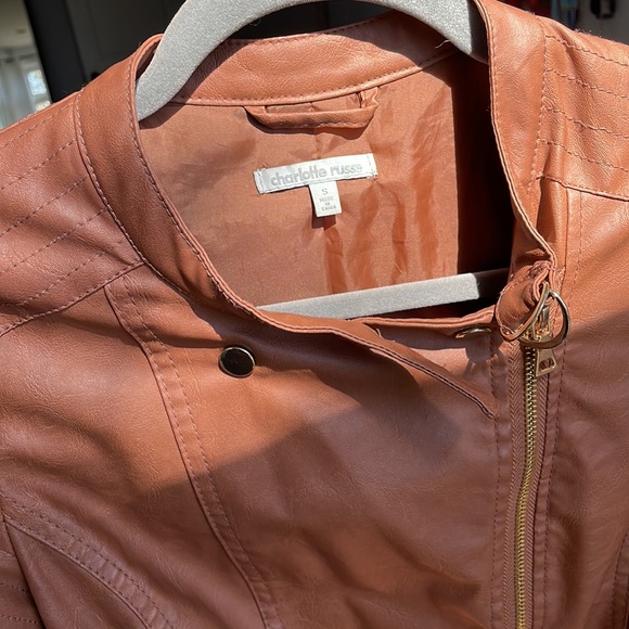 Cognac Bomber Jacket - Picture 5 of 5